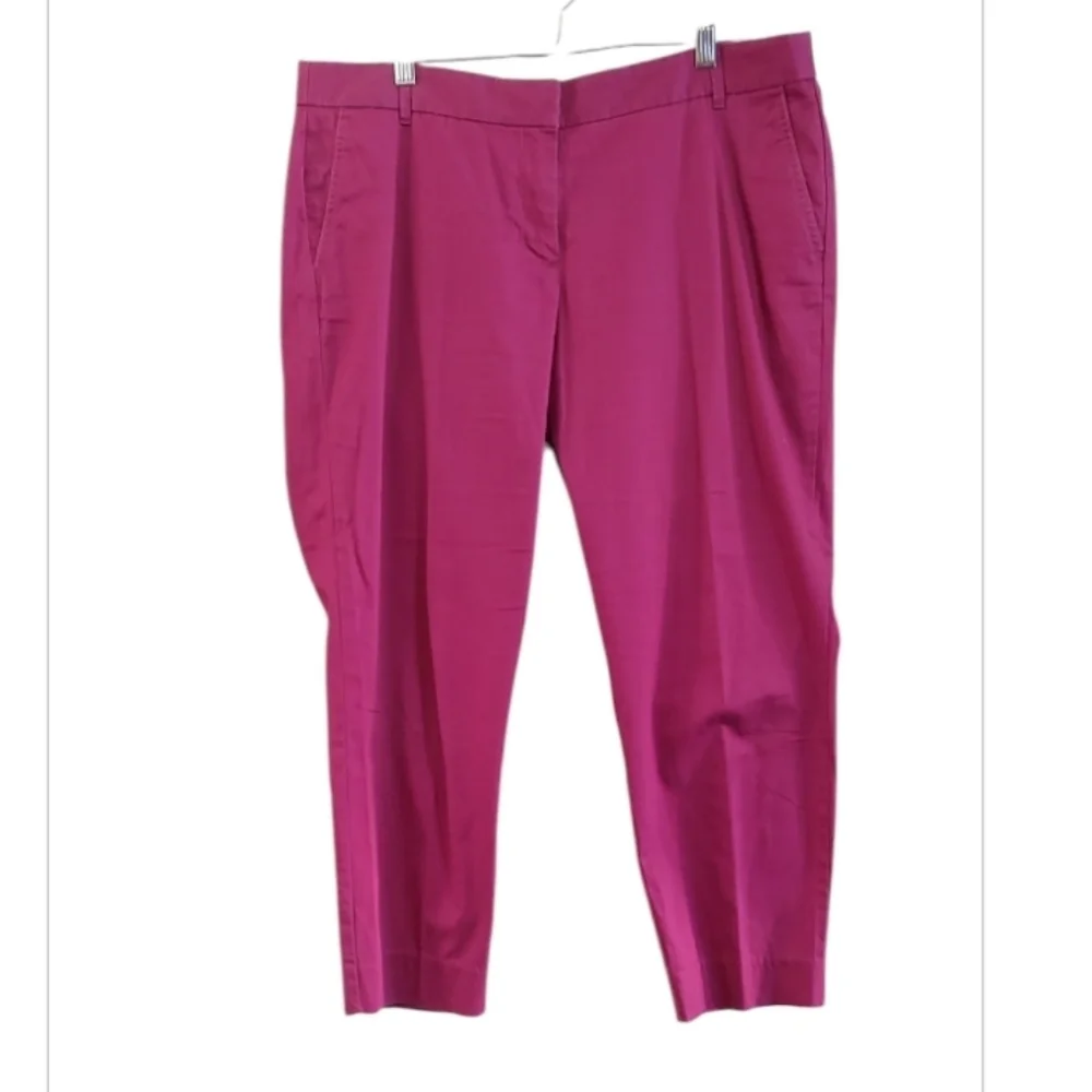 J. Crew Magenta Pants Size 14